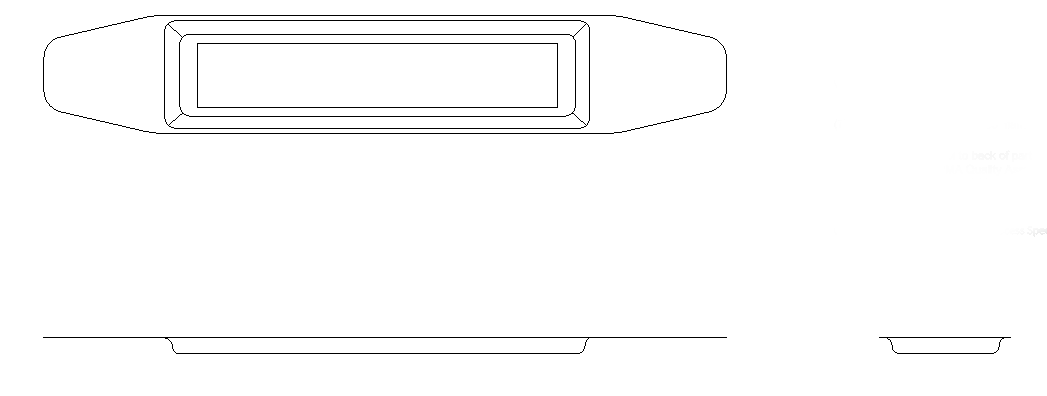 P6760524-5, Cessna 750, COVER ASSY-AILERON, TRIM DISPLAY, 6760524-5