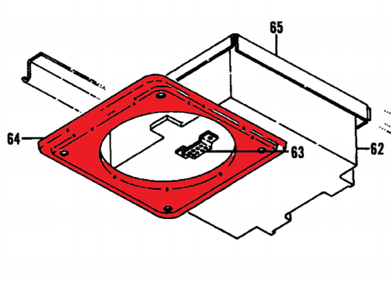 P99-530094-3, BEECHCRAFT 99, 99A, A99A, B99, COVER ASSY-SPEAKER, 99-530094-3, 99-530094-1