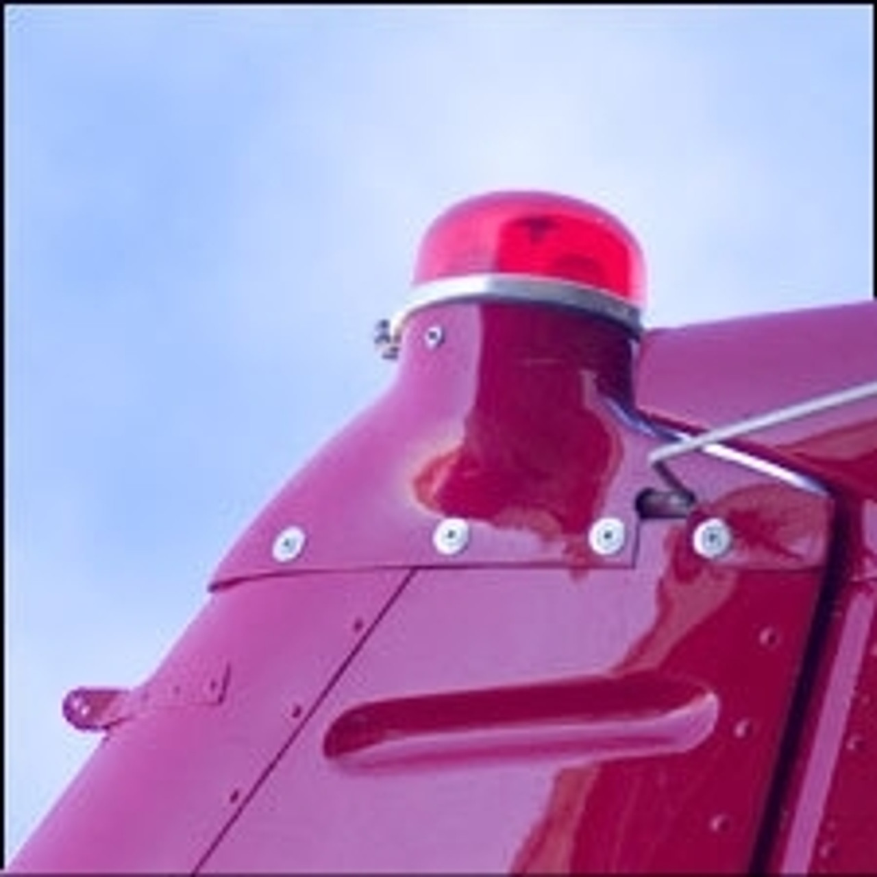 Installed Piper vertical fin cap for large beacon, 60-28-80A, Piper vertical fin cap for large beacon, 65345-03