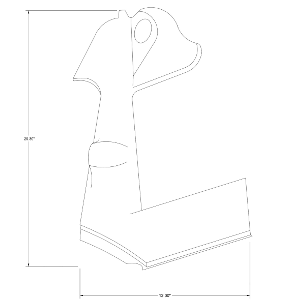 P1215046-12, Cessna 206, Stationair, LH Door Post, 1215046-12