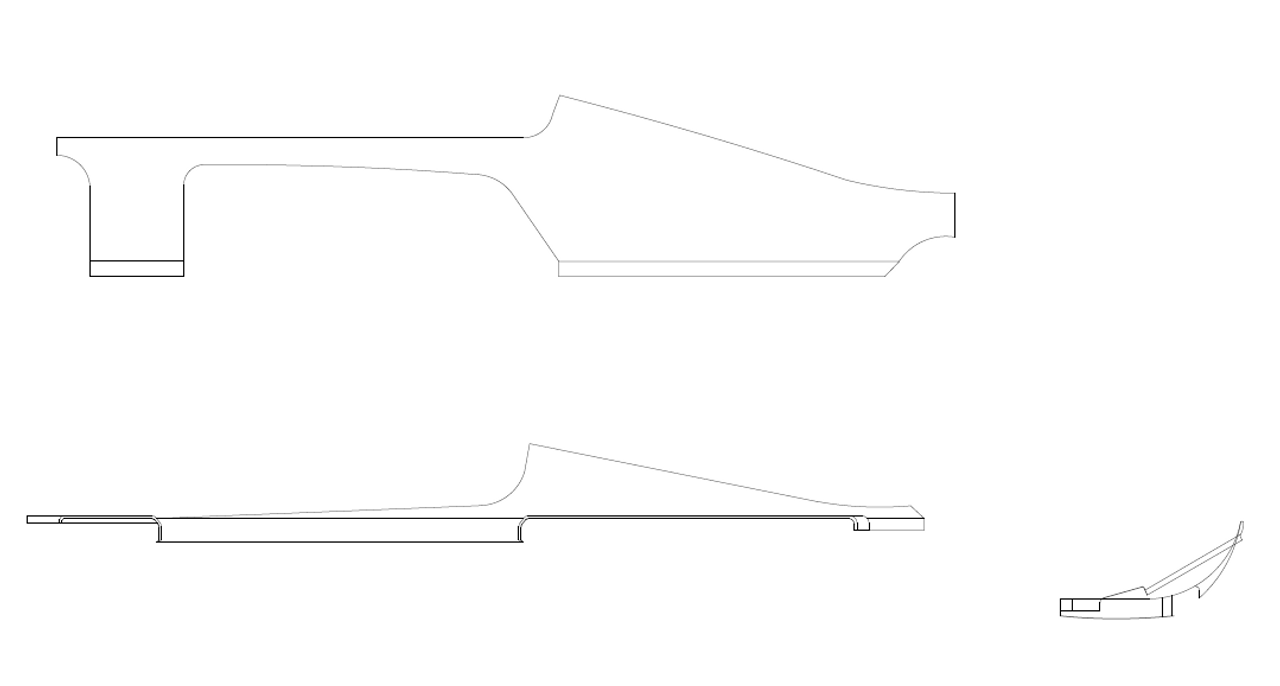 P1215109-21, Cessna 210M, 210N, “Centurion” Molding ASSY, LH Aft, 1215109-21