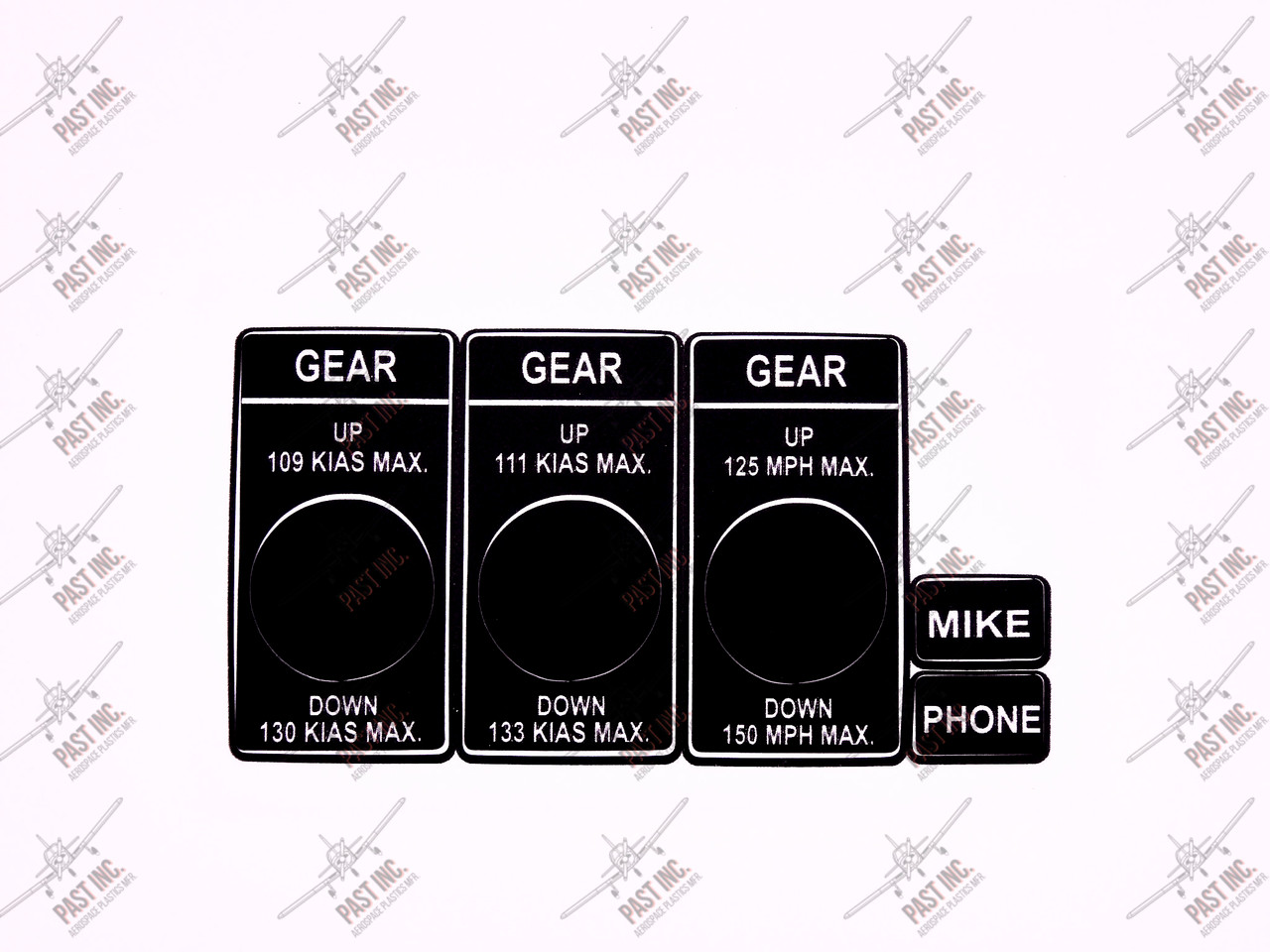 50097 - Gear Up & Mic/Phone Decal, Piper