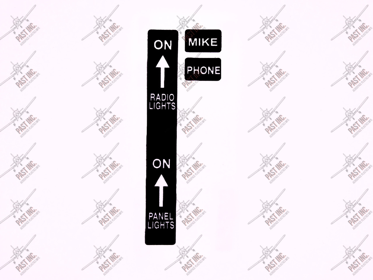 50109 - Narrow Radio Lights, Panel Lights, & Mic/Phone, Piper