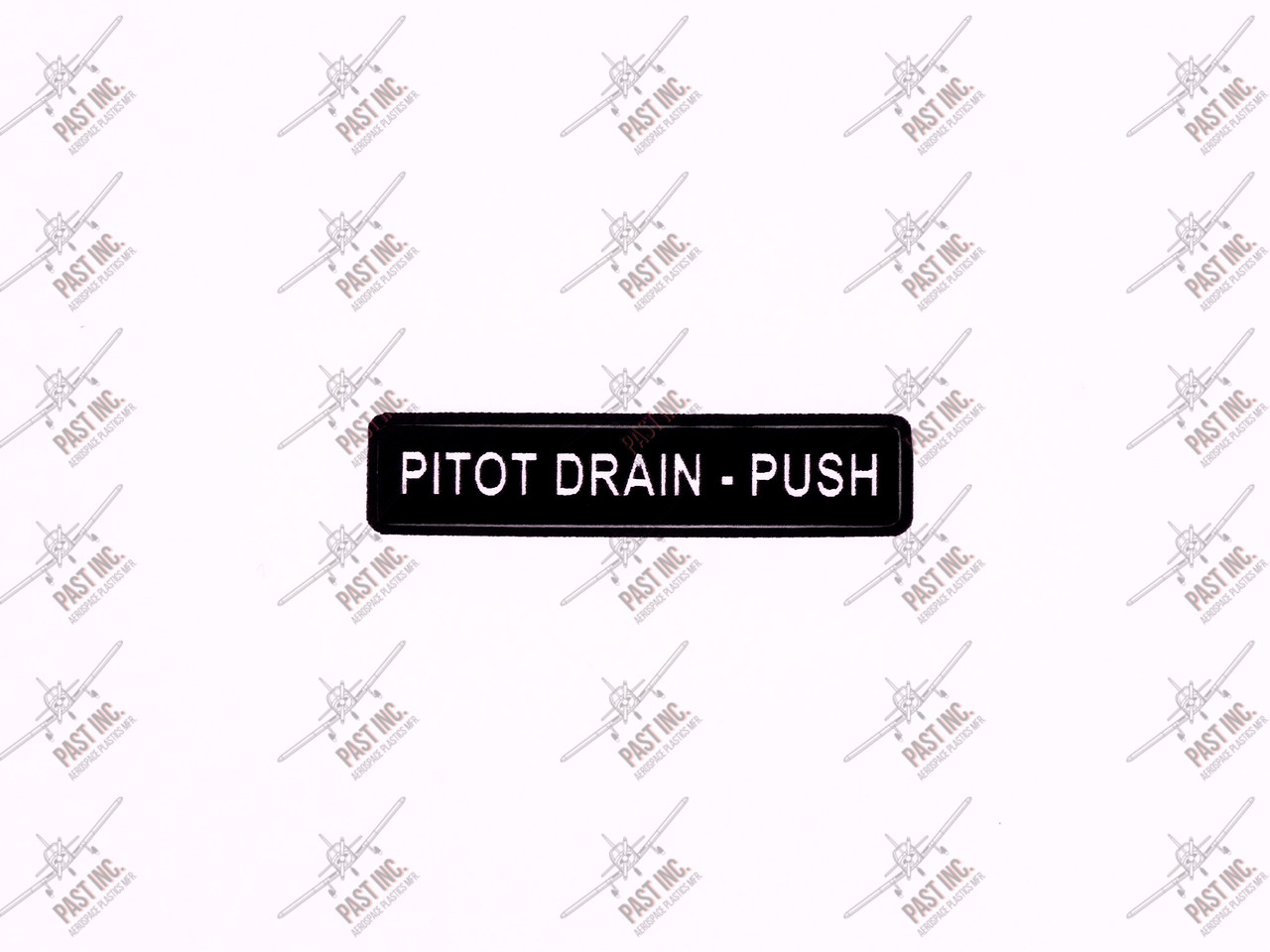 50118 - Pitot Drain, Push Decal, Piper