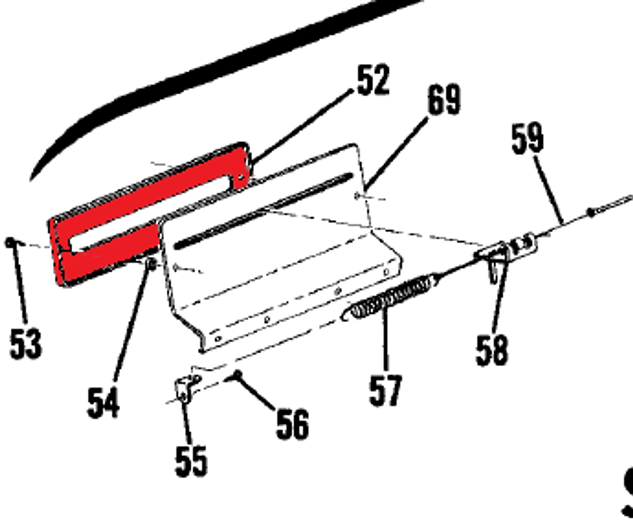 P0413417-3, CESSNA 150, F150, COVER, FLAP POSITION INDICATOR, 0413417-3
