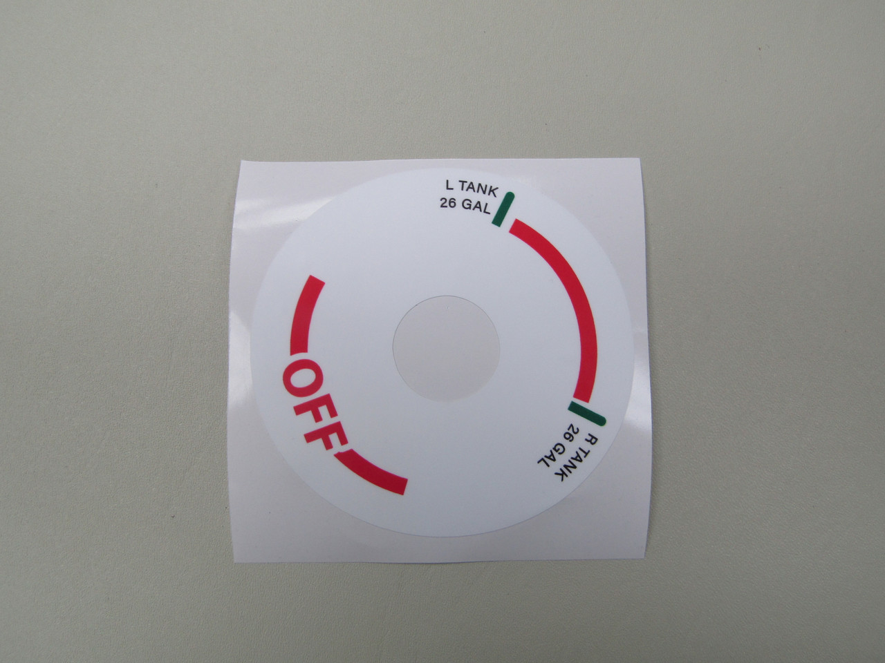 Decal for part P169-920041-17