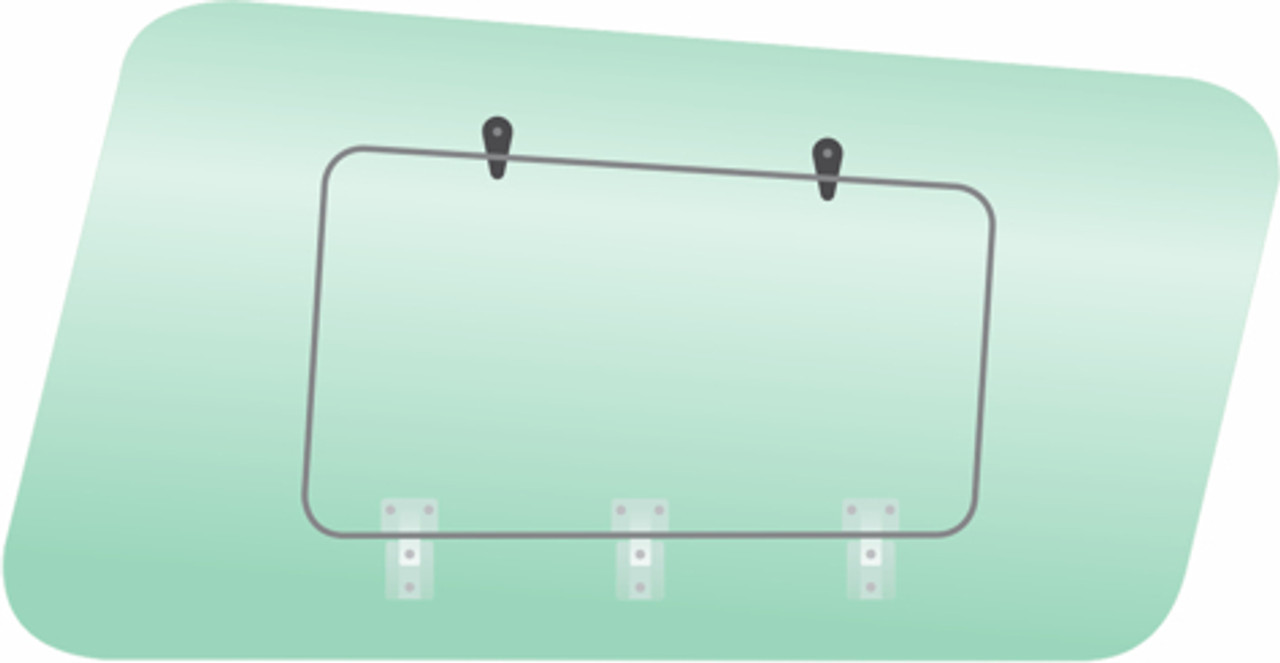 3rd Side Window - W/ Photo Port - 2735