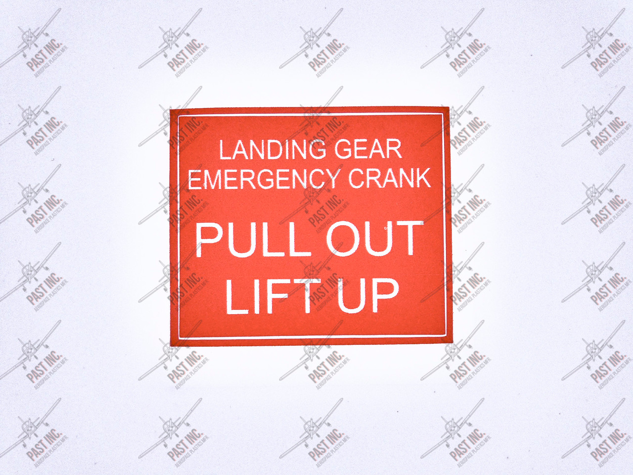 P58-530160-3-Decal, Crank - Emergency Landing Gear Decal, Beechcraft
