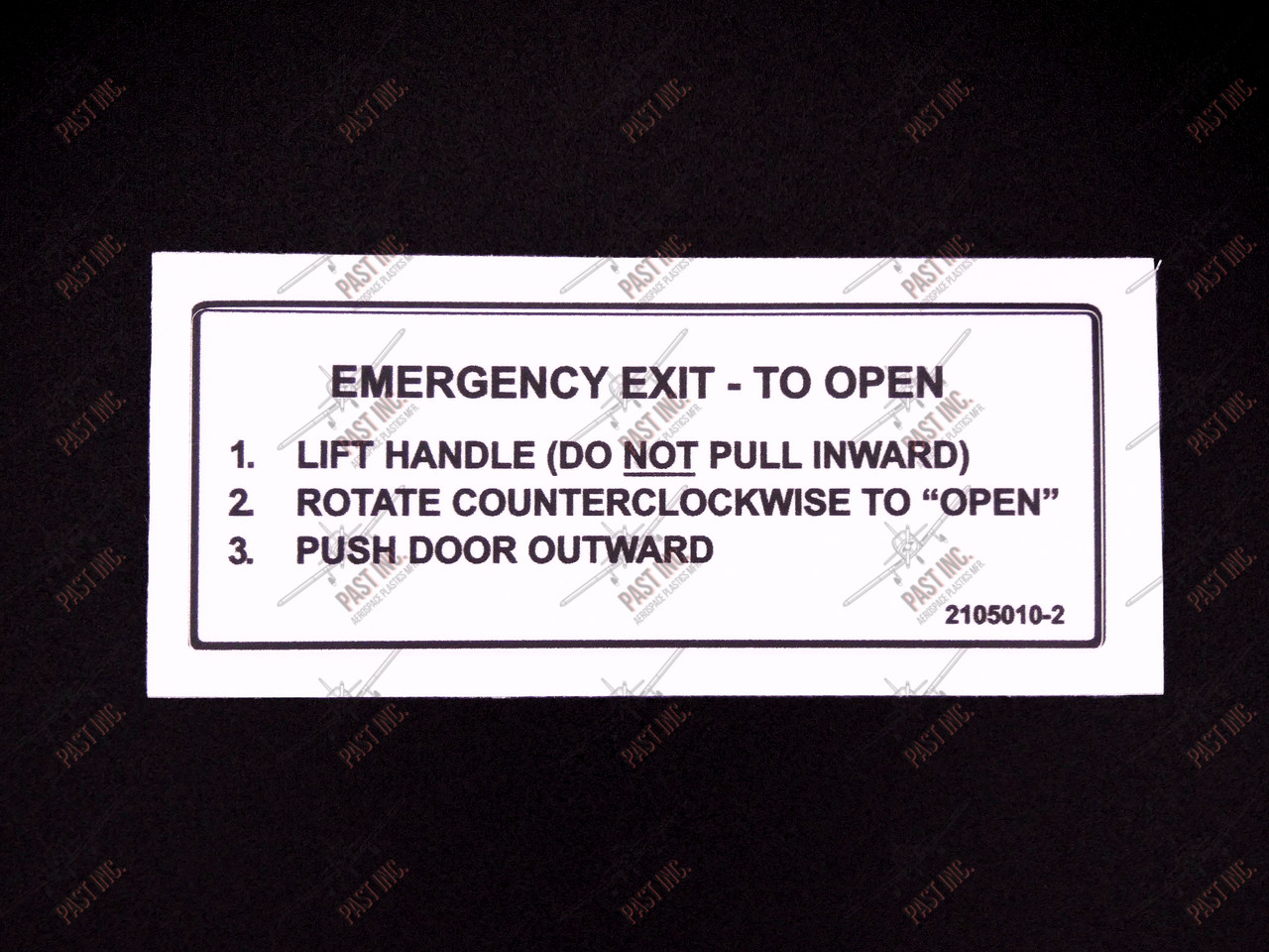 P2115005-4-Decal, Cessna P210, Moulding Window Trim