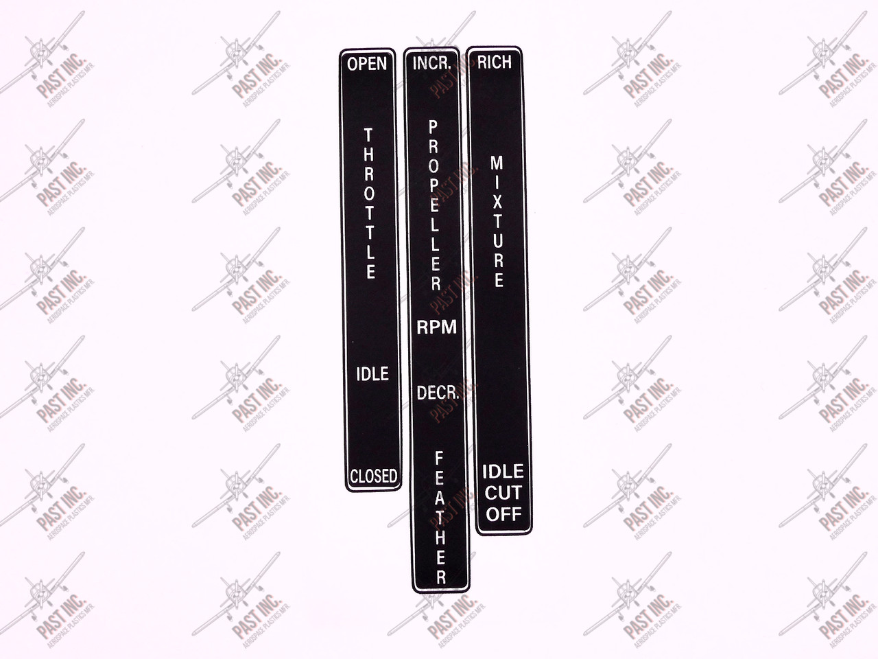 P32541-00-Decal, Throttle/Mixture/Propeller Decal, Piper