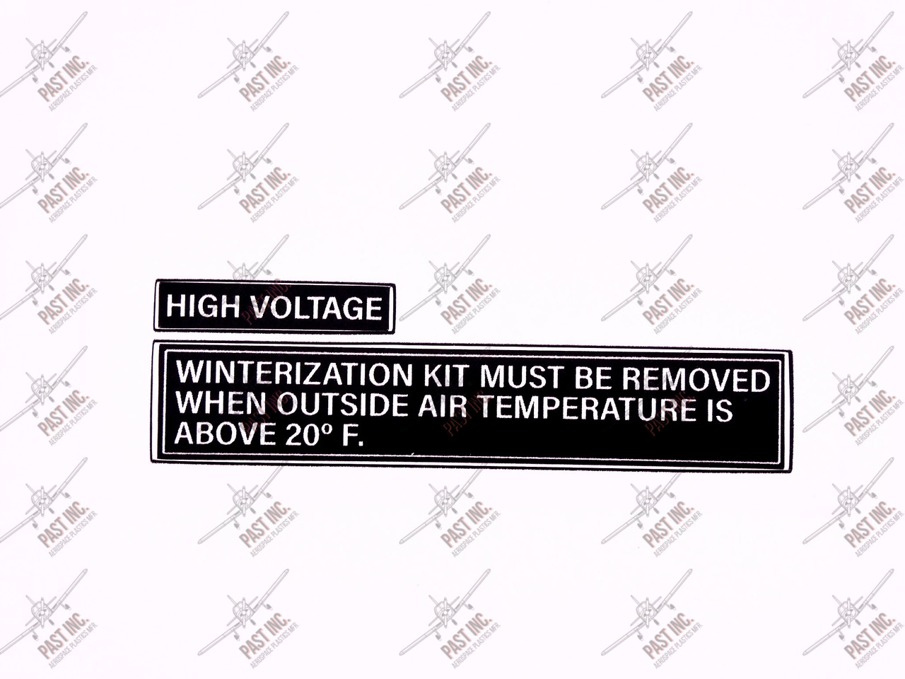 P0413544-11-Decal, Winterization & High Voltage Decal, Cessna