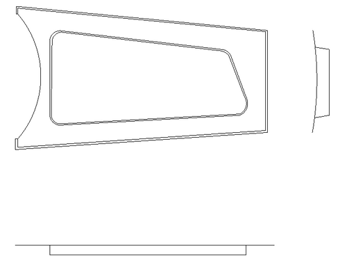 P96-430010-71, Beechcraft , WINDOW MOLDING, 96-430010-71