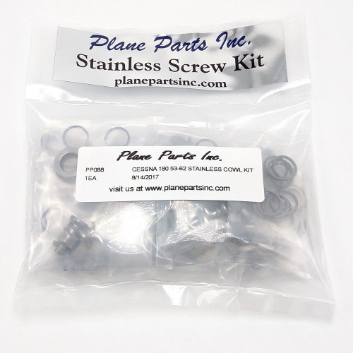 PP088 - Cessna 180 Stainless cowl kit 1953-1962