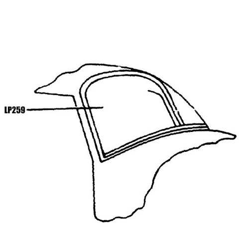 LP259, Beechcraft 19 / 23 / 24, Windshield, 169-420005-89, 169-420005-201, 169-420005-603, 169-420021-5, 169-420021-23