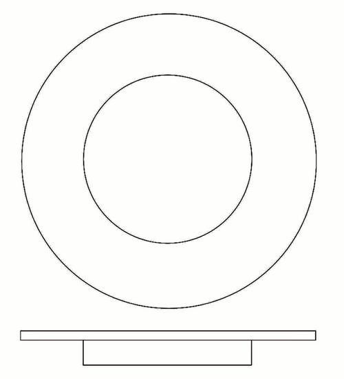 P0415023-1, Cessna 172M, N, P, Escutcheon, 0415023-1, 0415023-1-532