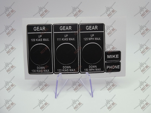 50097 - Gear Up & Mic/Phone Decal, Piper