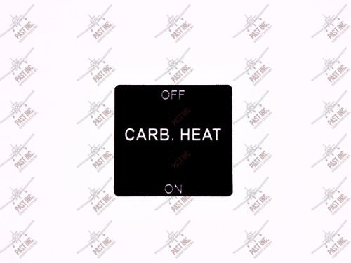 50095 -  Off/On Carb Heat Decal, Piper