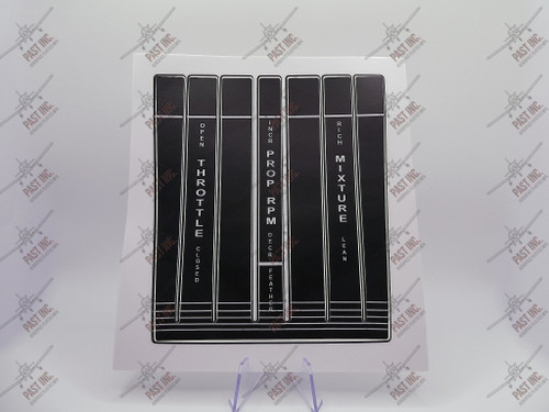 50102 -  Engine Control Throttle 7-Prong Decal
