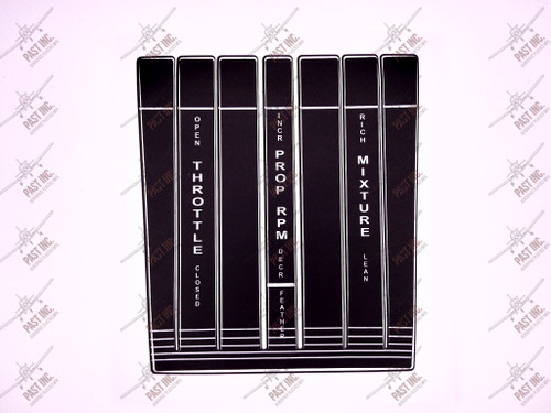 50102 -  Engine Control Throttle 7-Prong Decal