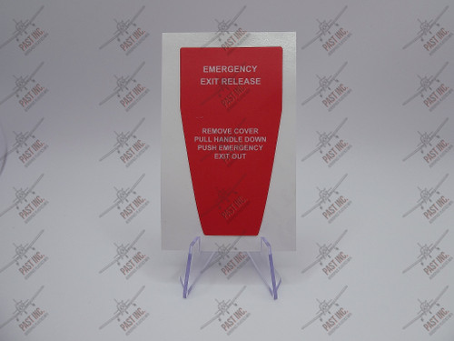50092 - Emergency Exit Release Decal, Piper