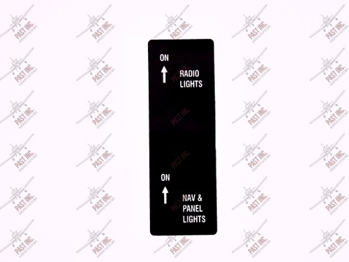 50106 - Radio, Nav, & Panel Lights Decal, Piper
