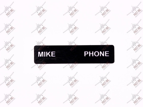 50117 - Mic/Phone Decal, Piper