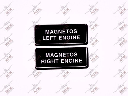 50126 - Mag Left/Right Switch Decal, Piper