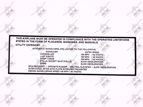 60130 GLOVE BOX DECAL