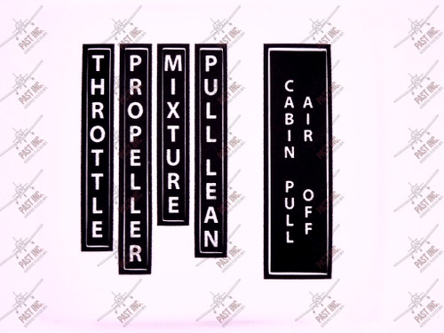 60049, Decal for part P169-940017-1, Beechcraft, throttle quadrant