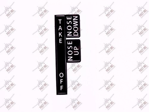 60050, Cessna 182, Cover Trim Control Wheel, Decal