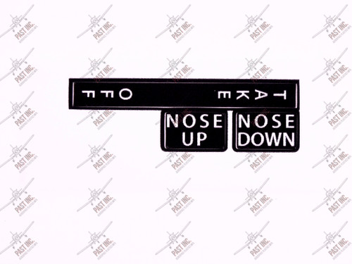 60050, Cessna 182, Cover Trim Control Wheel, Decal