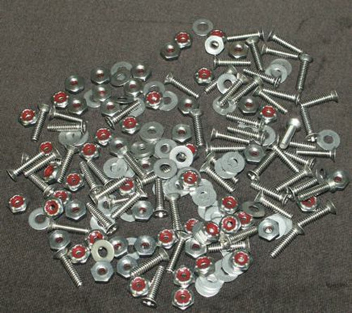 FLAT HEAD - 60pc Door/Pilot SS Screw Kit