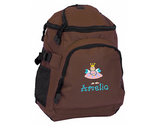 Brown Big Kids Toploader Backpack