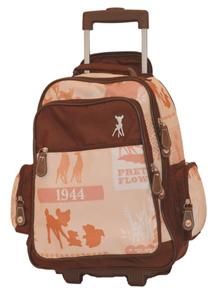 Bambi Rolling Backpack