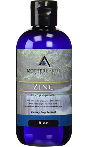 Mother Earth Minerals Ionic Zinc 8 oz
