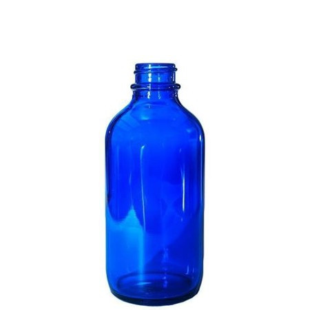 4 oz Cobalt Blue Plastic Bottle with Disc Cap