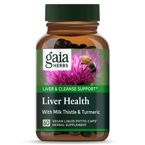 Gaia Herbs Liver Health 60 Liquid Herbal Extract Capsules Extra Strength Gaia Herbs