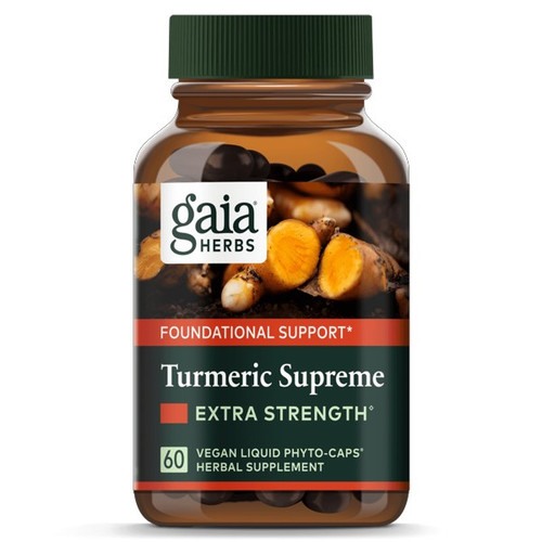 Gaia Herbs Turmeric Extra Strength 60 Liquid Herbal Extract Capsules