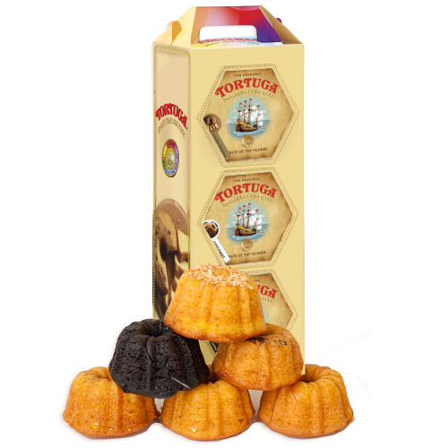 1 Six Pack of Tortuga Caribbean 4oz Variety (1 Pack) 1 Six Pack of Tortuga Caribbean 4oz Variety (1 Pack)