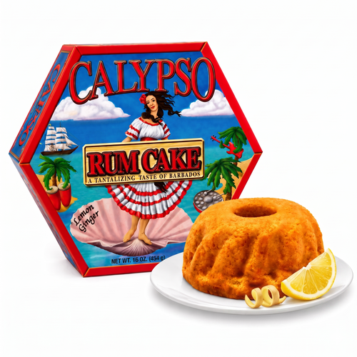 Tortuga Calypso Lemon Ginger Rum Cake 16oz