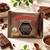 Tortuga Chocolate Snack Rum Cake surrounded by chocolate pieces.