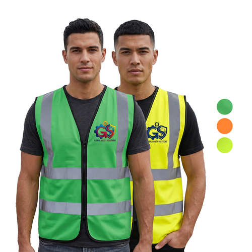 Class 2 Hi Vis Reflective Safety Workwear Vest