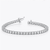11.00 TCWT Platinum Classic Tennis Bracelet , D/E/F Color, VS+ Clarity - 7" Length
