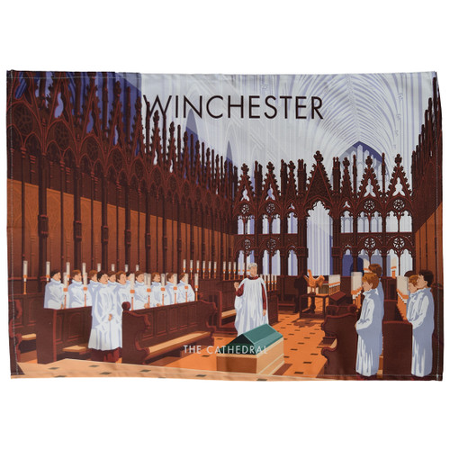 Winchester Cathedral tea towel