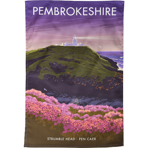 Pembrokeshire - Strumble Head tea towel