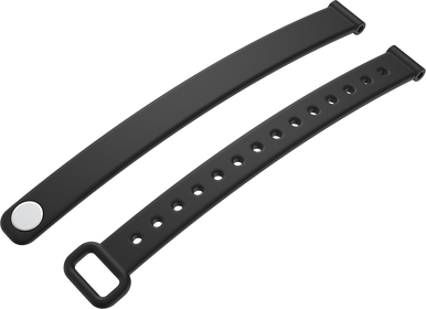 Bond Touch More Silicon Band in Black color with Silver stud