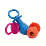 Tinny Chums Chupon De Caucho Con Cascabel