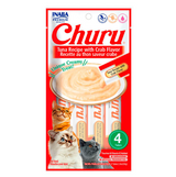 Snack Cremoso Para Gato Inaba Churu Atún y Cangrejo