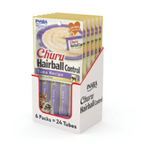 Snack Cremoso Para Gato Inaba Churu Atún y Hairball 24 Tubos