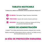 Credelio Plus Tab 112.5/4.22 mg para Perros de 2.8 a 5.5 kg.